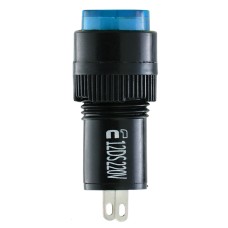 Сигнальная арматура AD22E-12DS синяя 220V АC