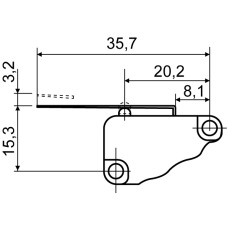 Микровыключатель V-15-21C25