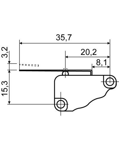 Мікровимикач V-15-21C25