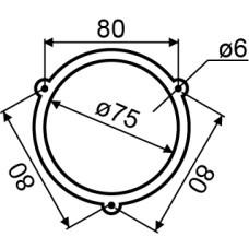 Колокольчик EBL-7502 (75 мм)