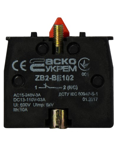 ZB2-BE102 NС Контакт к кнопкам ХB2
