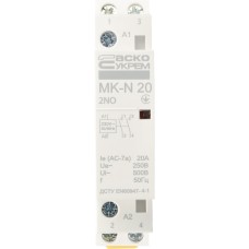 Модульный контактор MK-N 2P 20A 2NO 220V