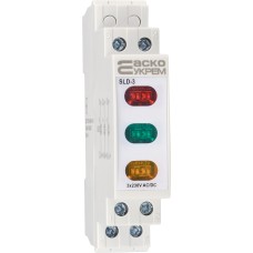 Модульный сигнальный индикатор 230V AC/DC SLD-3