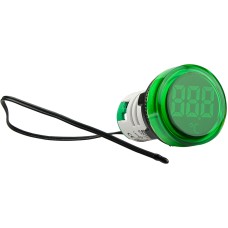 Круглий цифровий вимірювач температури ED16-22WD -25С - 150С (зелений)