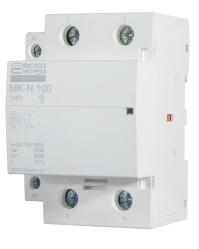 Модульный контактор MK-N 2P 100A 2NO 220V