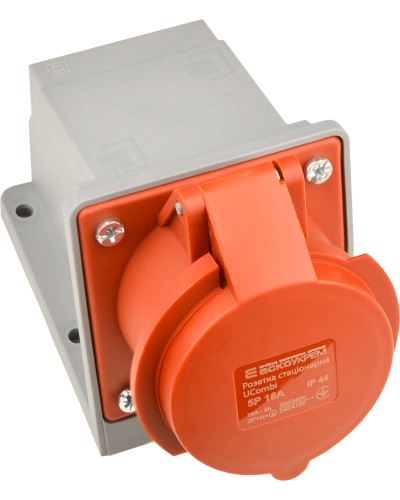 Розетка стаціонарна серії UСombi 5P 16A IP 44