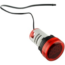 Круглый цифровой измеритель температуры ED16-22WD -25С – 150С (красный)