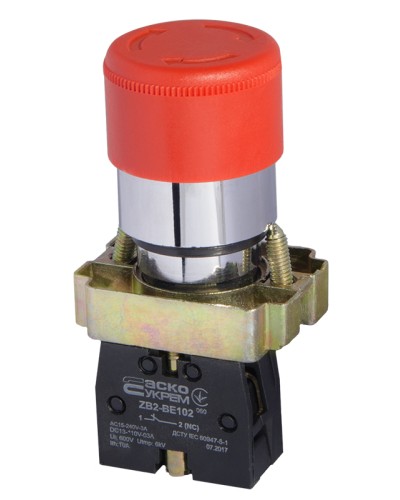 XB2-BS442 Кнопка безопасности. Возврат поворотом. d30mm