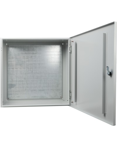 Корпус з монтажною панеллю металевий 60*60*25, IP31, серії UBox