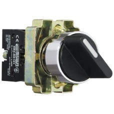 XB2-BD41 Кнопка поворотная 2-поз. с самовозвратом. Стандартная ручка