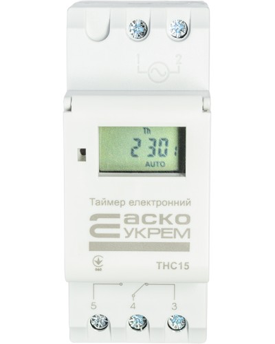 Таймер недельный электронный THC15