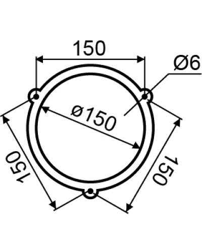 Дзвоник EBL-1502 (150 мм)