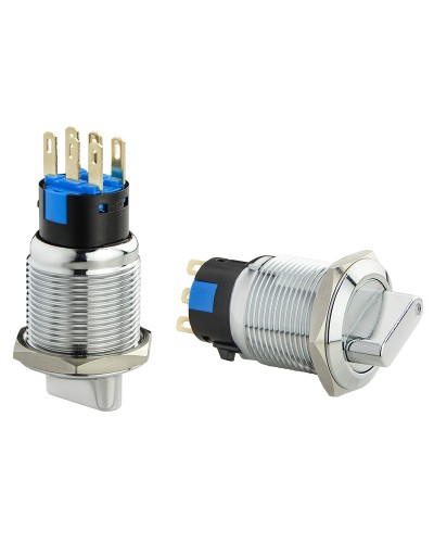TY 19C-X11/3 Кнопка металева поворотна 3-и поз 2NO+2NC.