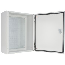 Корпус с монтажной панелью металлический 50*40*25, IP54, серии UBox