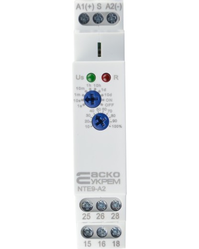 Реле задержки времени на включение NTE9-A2 AC/DC 12-240V