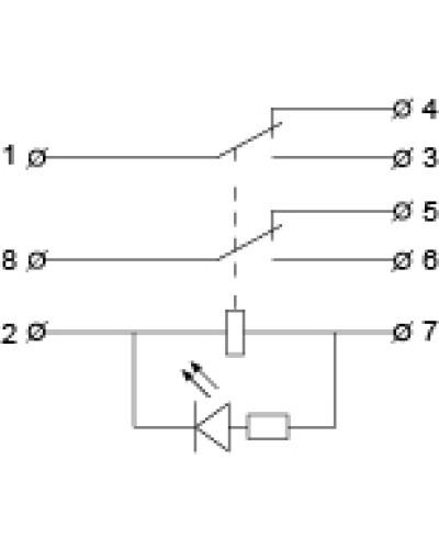 Реле МК2P (DC 24 V)