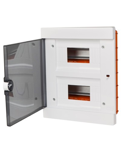 Корпус модульный пластиковый, 16 модулей, встроенный, серии UBox