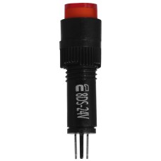 Сигнальная арматура AD22E-8DS красная 24V АC/DC
