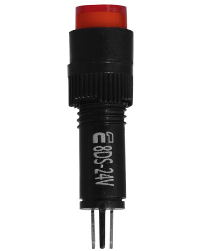 Сигнальна арматура AD22E-8DS червона 24V АC/DC
