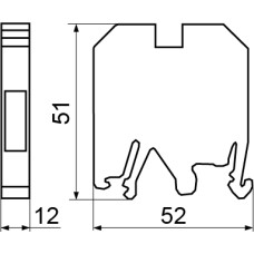 Клеммник JXB 16/35 красный
