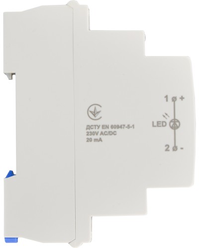 Модульный сигнальный индикатор 9mm 230V AC/DC SLD-1H красный
