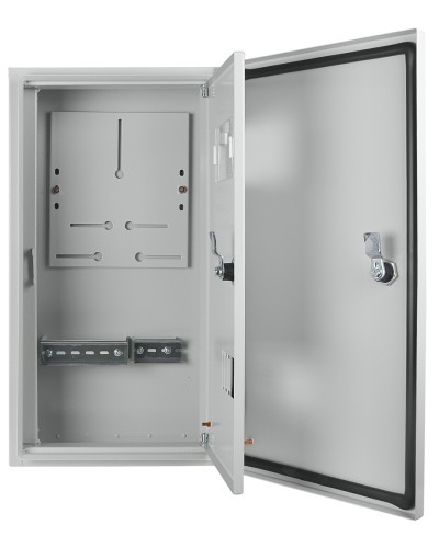Корпус учета металлический 9 модулей 3фл, навесной IP54, серии UBox