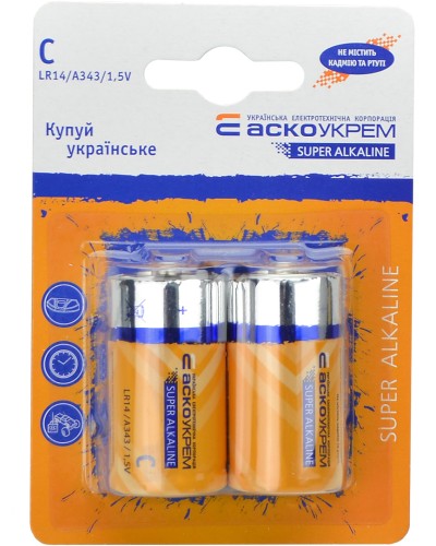 Батарейка лужна C.LR14.BL2 (blister 2)