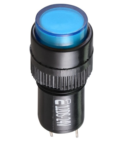 Сигнальная арматура AD22E-12DS синяя 24V АC/DC