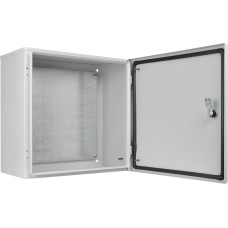 Корпус с монтажной панелью металлический 40*40*25, IP54, серии UBox