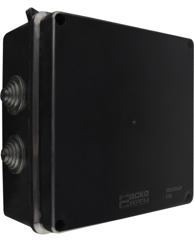 Распределительная коробка серии UAtmo Jet Black 150*150*70 (уп. 9шт)