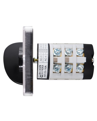 Перемикач пакетний типу ПКП Е9 16А/4.88 (вимірювання напруги)