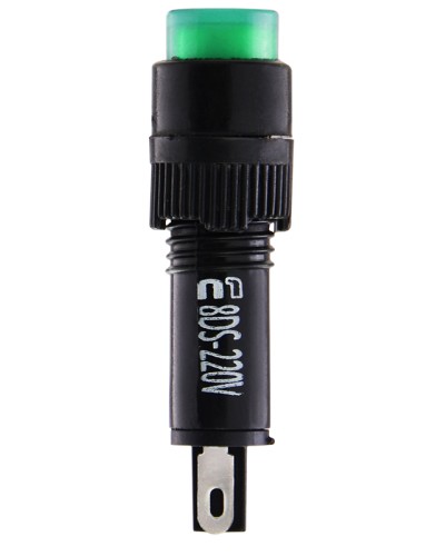Сигнальна арматура AD22E-8DS зелена 220V АC