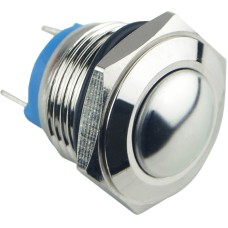 TY 16-231P Pcb Кнопка металлическая выпуклая, (соединение под пайку), 1NO.