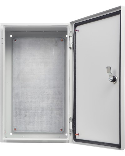Корпус з монтажною панеллю металевий 50*30*20, IP54, серії UBox