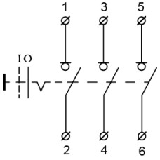 Разъединитель 1-0 на 30А (QS5-30A)