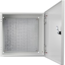 Корпус с монтажной панелью металлический 40*40*20, IP31, серии UBox