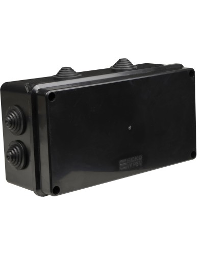 Розподільча коробка серії UAtmo Jet Black 200*100*70 (уп. 8шт)