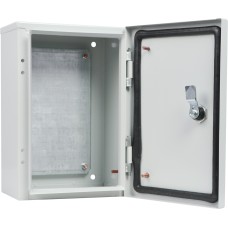 Корпус с монтажной панелью металлический 30*20*15, IP54, серии UBox