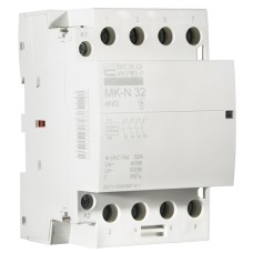 Модульный контактор MK-N 4P 32A 4NO 220V