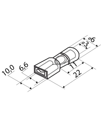 Коннекторы полностью изолированы FDFNY 2-250 'мама' (100 шт.)
