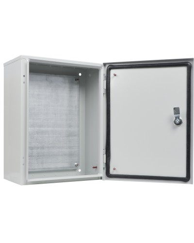 Корпус з монтажною панеллю металевий 40*30*25, IP54, серії UBox