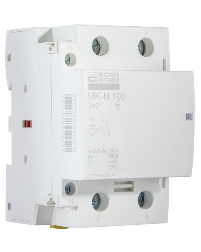 Модульный контактор MK-N 2P 100A 2NO 220V