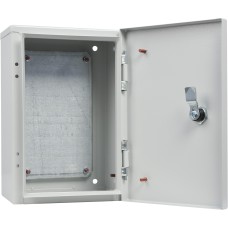 Корпус с монтажной панелью металлический 30*20*15, IP31, серии UBox