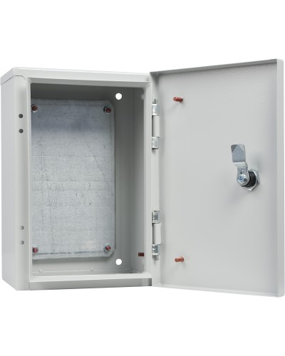 Корпус з монтажною панеллю металевий 30*20*15, IP31, серії UBox