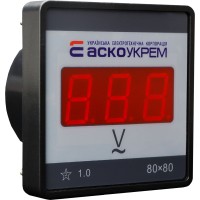 Цифровой вольтметр АС 80-500В 80х80 (ЦВ-8 LBN)