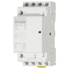 Модульный контактор MK-N 4P 16A 4NO 220V