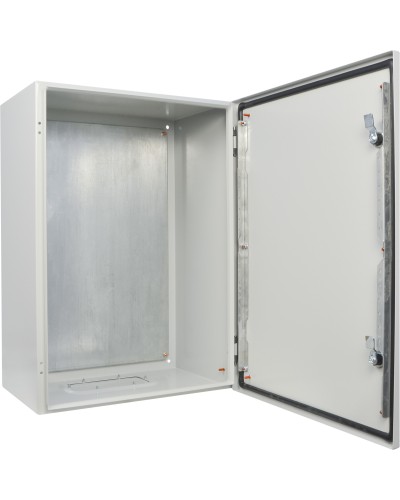 Корпус з монтажною панеллю металевий 60*40*20, IP65, серії UBox