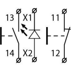XAL-B373 Пост трехместный "Старт1-Стоп-Сигнальная арм."