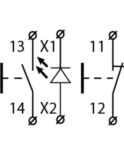 XAL-B373 Пост трехместный "Старт1-Стоп-Сигнальная арм."