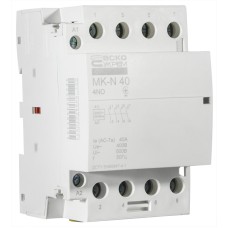 Модульный контактор MK-N 4P 40A 4NO 220V